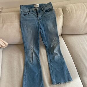 Frame Denim Sky Blue Wide Leg Jeans